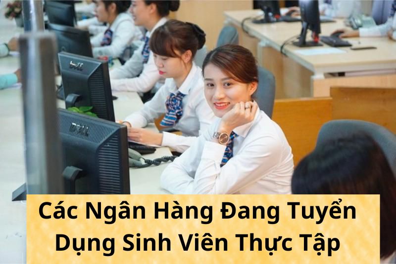 các ngân hàng đang tuyển dụng sinh viên thực tập